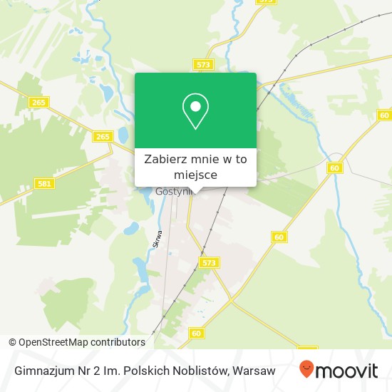 Mapa Gimnazjum Nr 2 Im. Polskich Noblistów