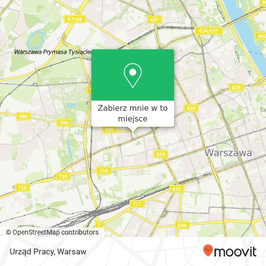 Mapa Urząd Pracy