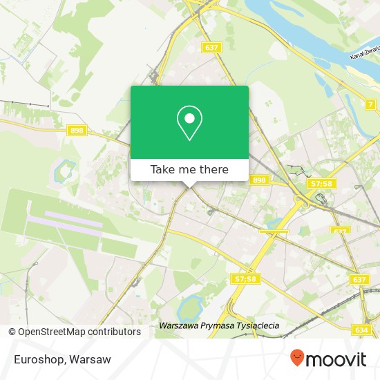 Mapa Euroshop