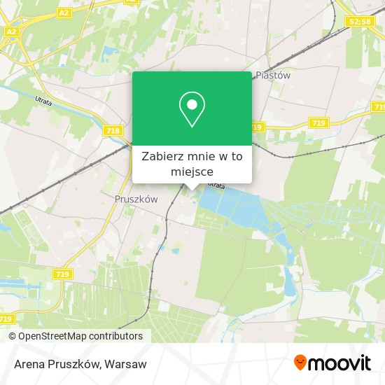 Mapa Arena Pruszków