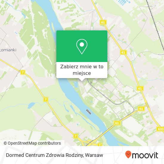 Mapa Dormed Centrum Zdrowia Rodziny