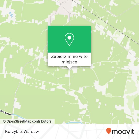 Mapa Korzybie