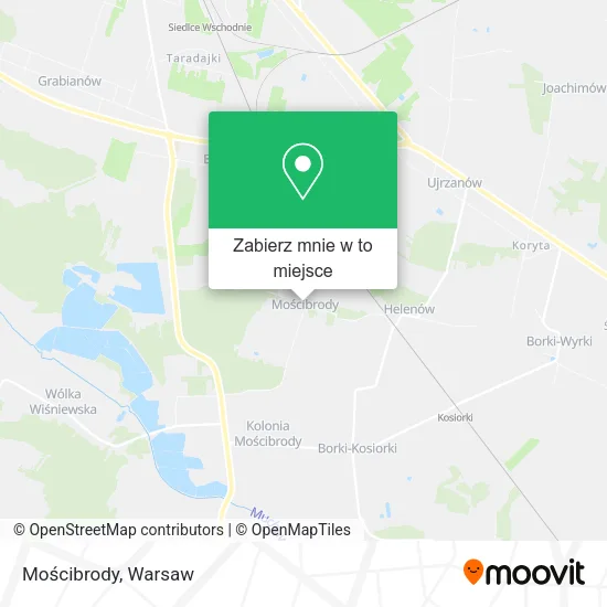 Mapa Mościbrody
