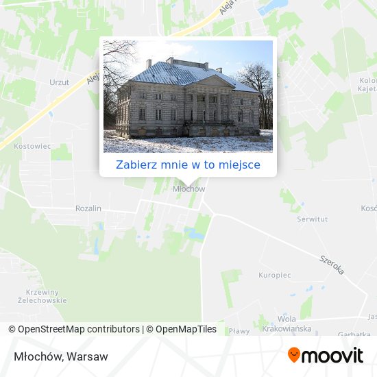 Mapa Młochów