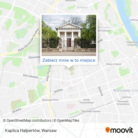 Mapa Kaplica Halpertów