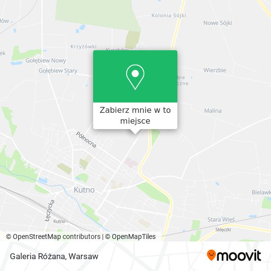 Mapa Galeria Różana