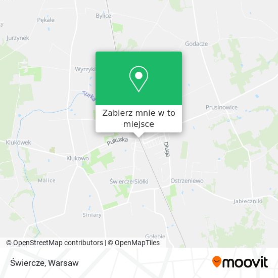 Mapa Świercze