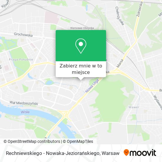 Mapa Rechniewskiego - Nowaka-Jeziorańskiego