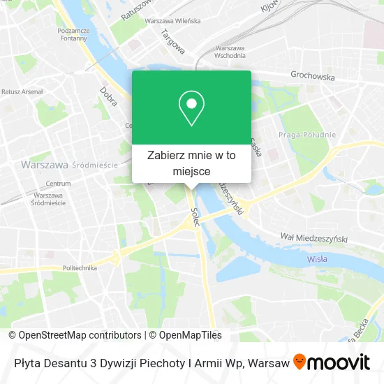 Mapa Płyta Desantu 3 Dywizji Piechoty I Armii Wp