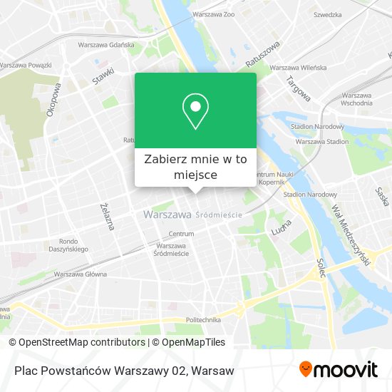 Mapa Plac Powstańców Warszawy 02