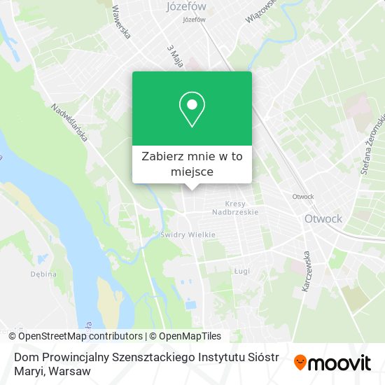 Mapa Dom Prowincjalny Szensztackiego Instytutu Sióstr Maryi