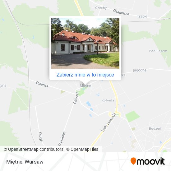 Mapa Miętne