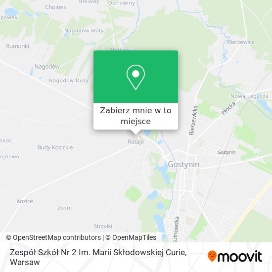 Mapa Zespół Szkół Nr 2 Im. Marii Skłodowskiej Curie