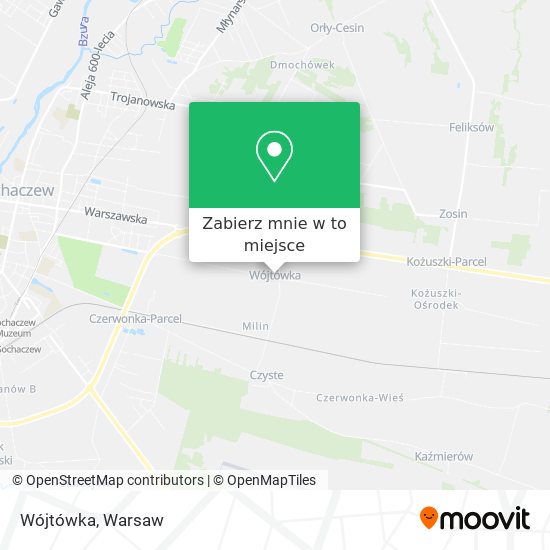 Mapa Wójtówka