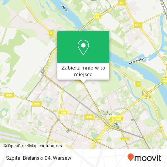 Mapa Szpital Bielanski 04