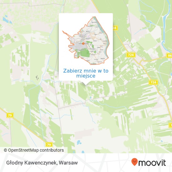 Mapa Głodny Kawenczynek