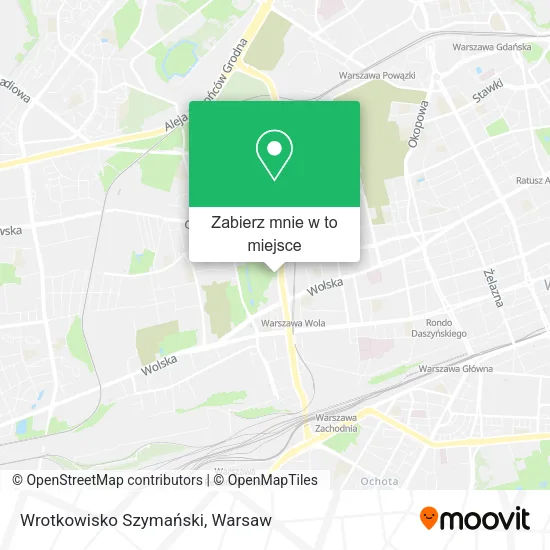 Mapa Wrotkowisko Szymański