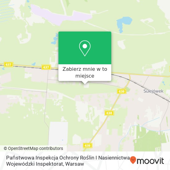 Mapa Państwowa Inspekcja Ochrony Roślin I Nasiennictwa Wojewódzki Inspektorat