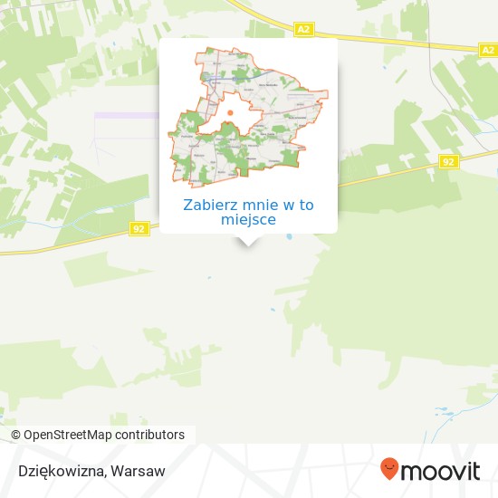 Mapa Dziękowizna