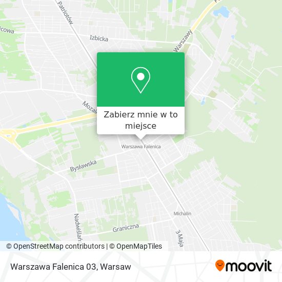 Mapa Warszawa Falenica 03