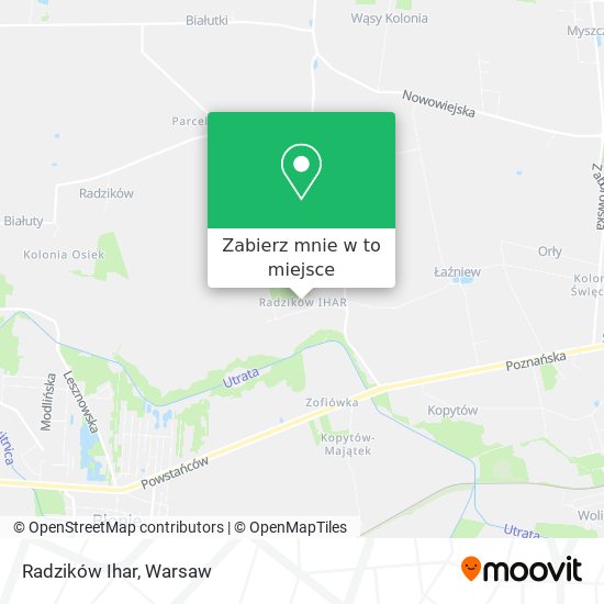 Mapa Radzików Ihar