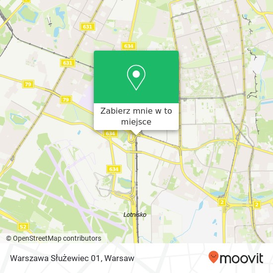 Mapa Warszawa Służewiec 01