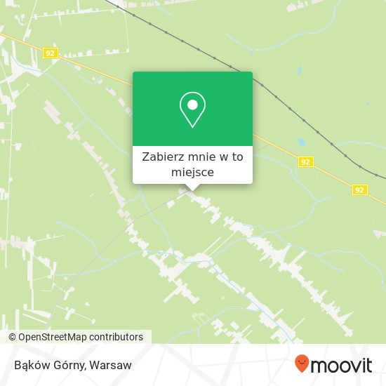 Mapa Bąków Górny