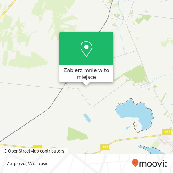 Mapa Zagórze