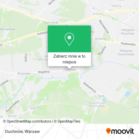 Mapa Duchnów