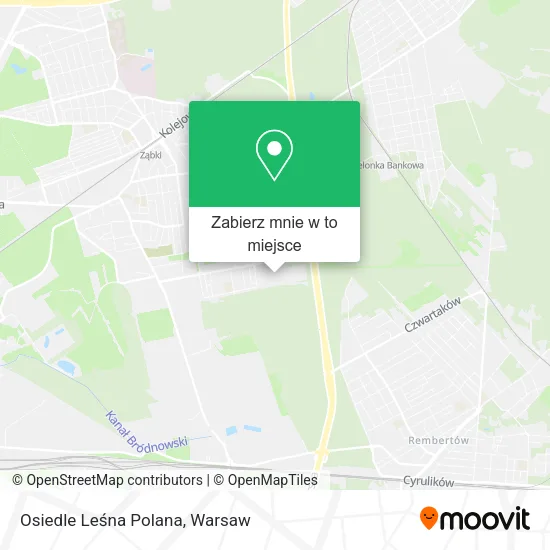 Mapa Osiedle Leśna Polana