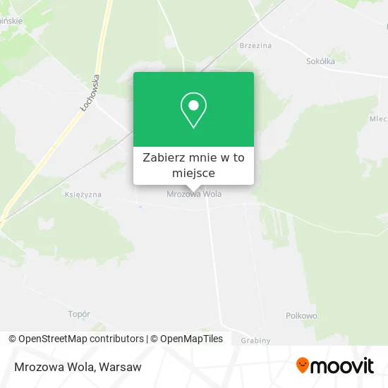 Mapa Mrozowa Wola