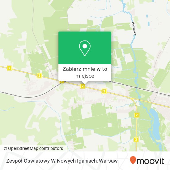 Mapa Zespół Oświatowy W Nowych Iganiach