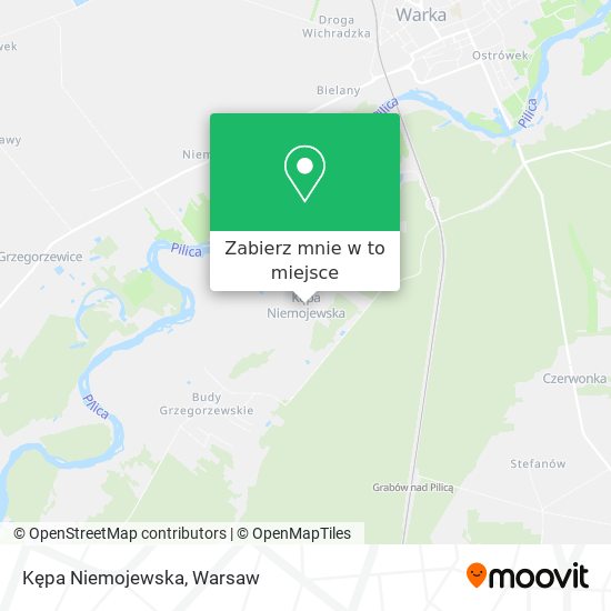 Mapa Kępa Niemojewska