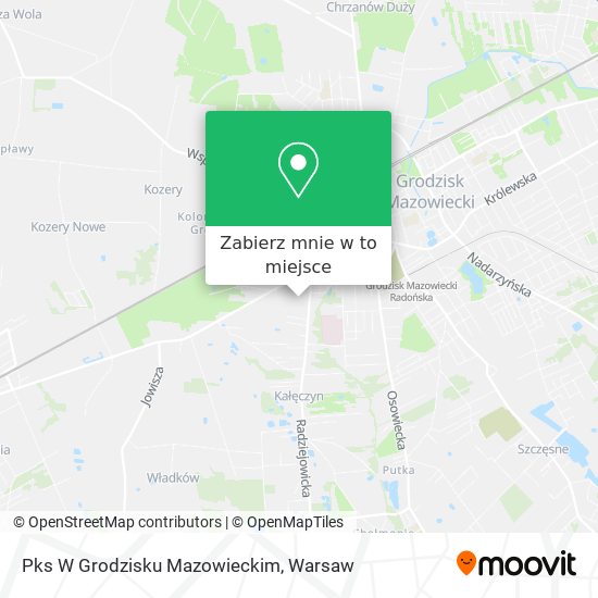 Mapa Pks W Grodzisku Mazowieckim