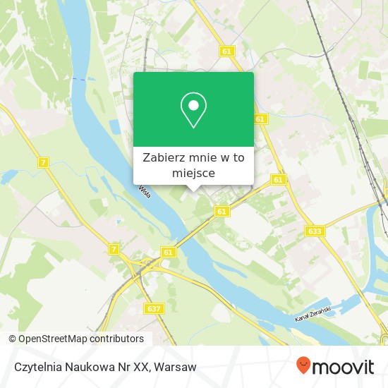 Mapa Czytelnia Naukowa Nr XX