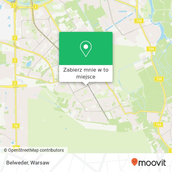 Mapa Belweder