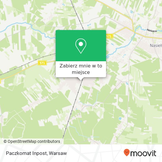 Mapa Paczkomat Inpost