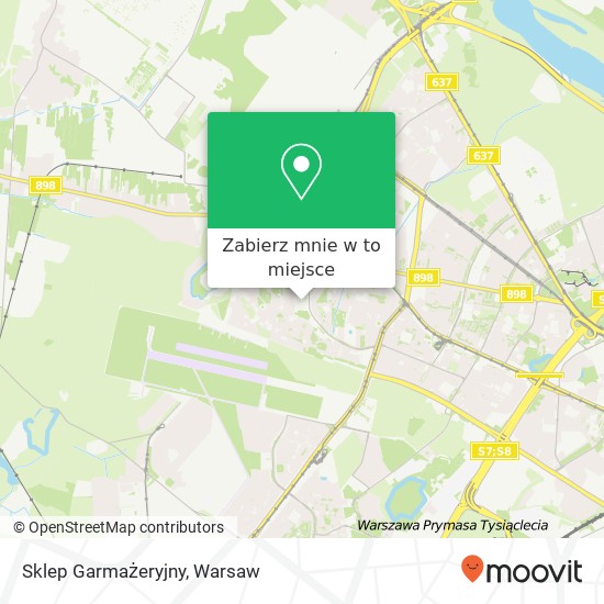 Mapa Sklep Garmażeryjny