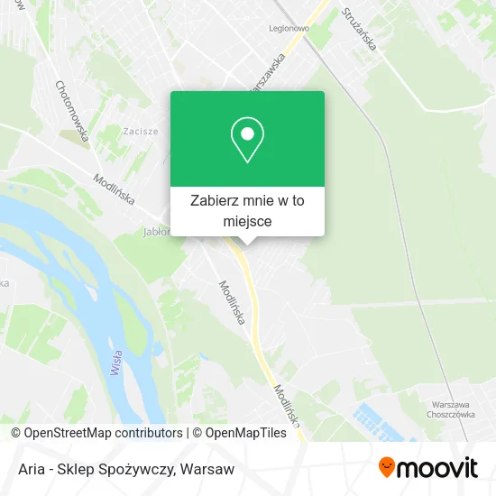 Mapa Aria - Sklep Spożywczy