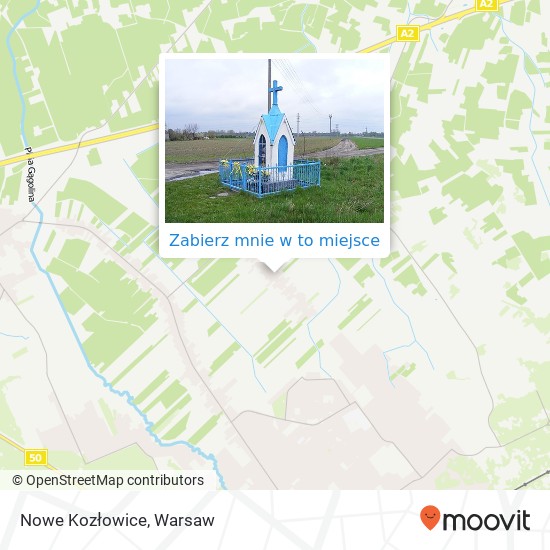 Mapa Nowe Kozłowice