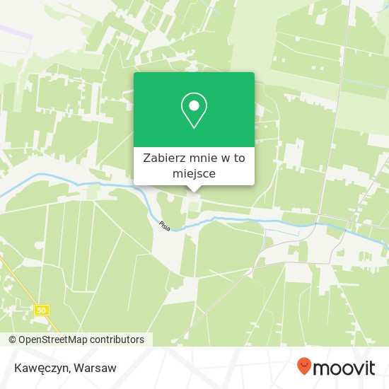 Mapa Kawęczyn