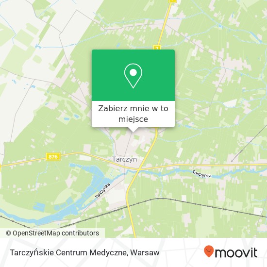 Mapa Tarczyńskie Centrum Medyczne