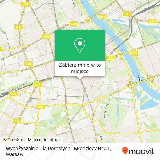 Mapa Wypożyczalnia Dla Dorosłych I Młodzieży Nr 31