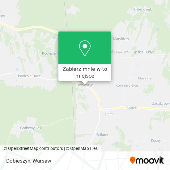 Mapa Dobieszyn