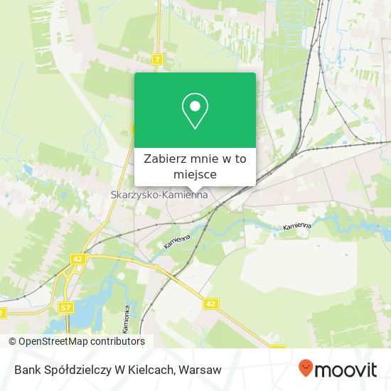 Mapa Bank Spółdzielczy W Kielcach