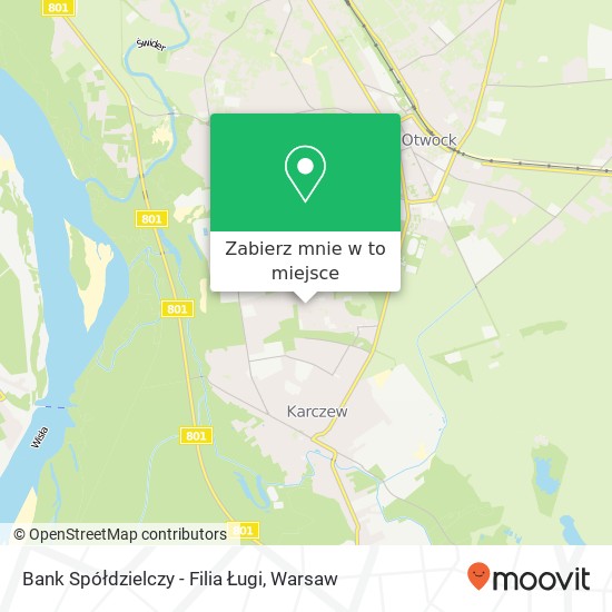 Mapa Bank Spółdzielczy - Filia Ługi