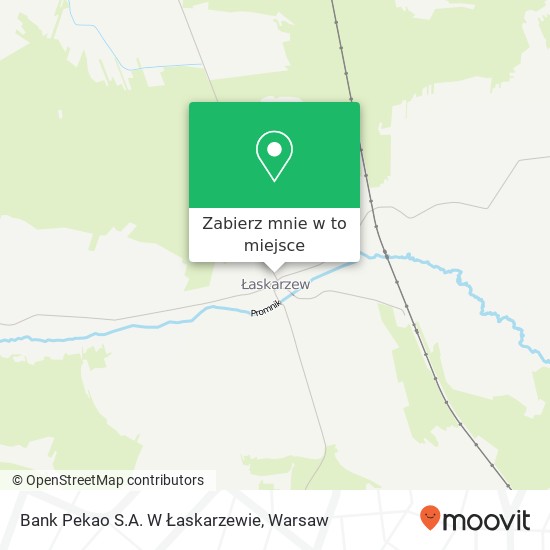 Mapa Bank Pekao S.A. W Łaskarzewie