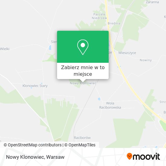 Mapa Nowy Klonowiec