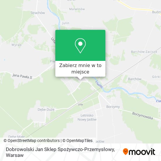 Mapa Dobrowolski Jan Sklep Spożywczo-Przemysłowy