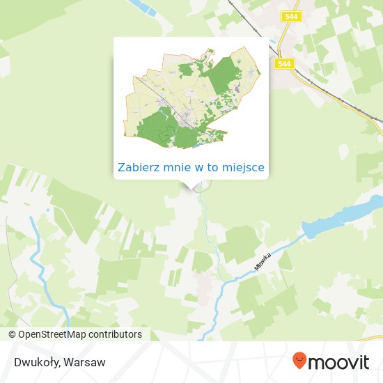 Mapa Dwukoły